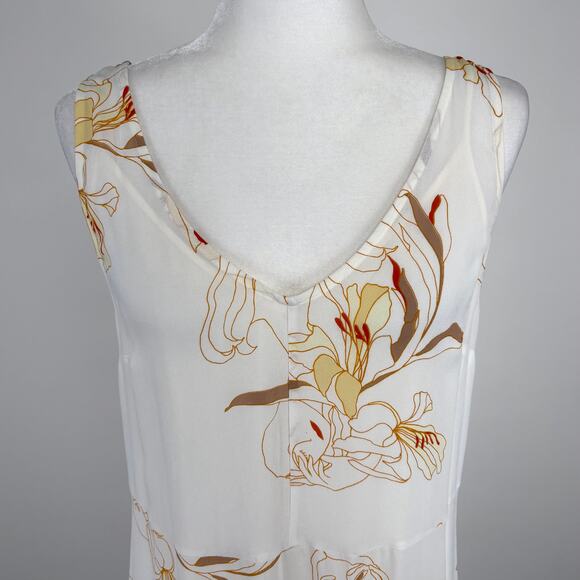 Aritzia Little Moon Akila Dress Size Large Feminine Art Slip Romantic Neutral - Picture 4 of 16